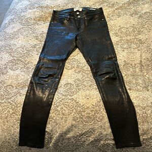 Frame leather skinny jeans size 25